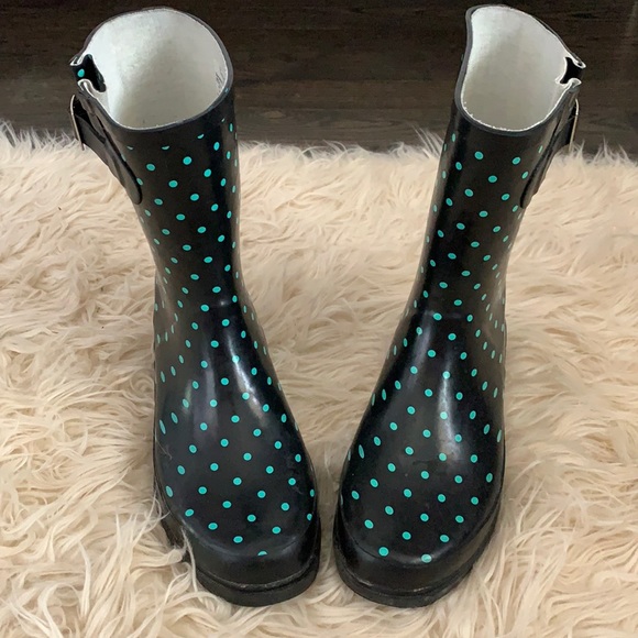 Polka dot rain boots - Picture 1 of 2